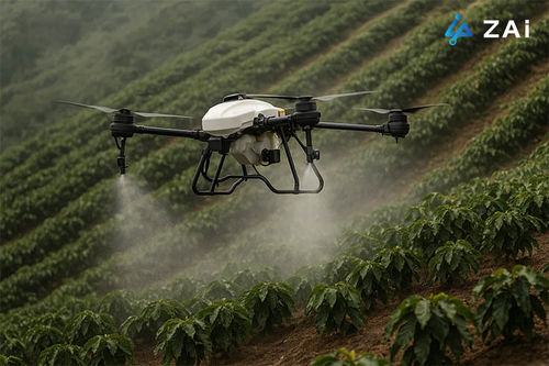 Latest company case about Solving the Challenge of Uneven Coverage: A ZAi-Q100 Drone Success Story in Commercial Coffee Farming