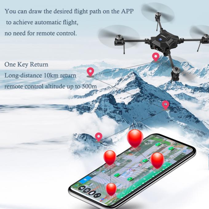 Payload Drone 10KG/10KM/30 minutes/ Night Lighting And Dual Bottom Hooks Thrower 0