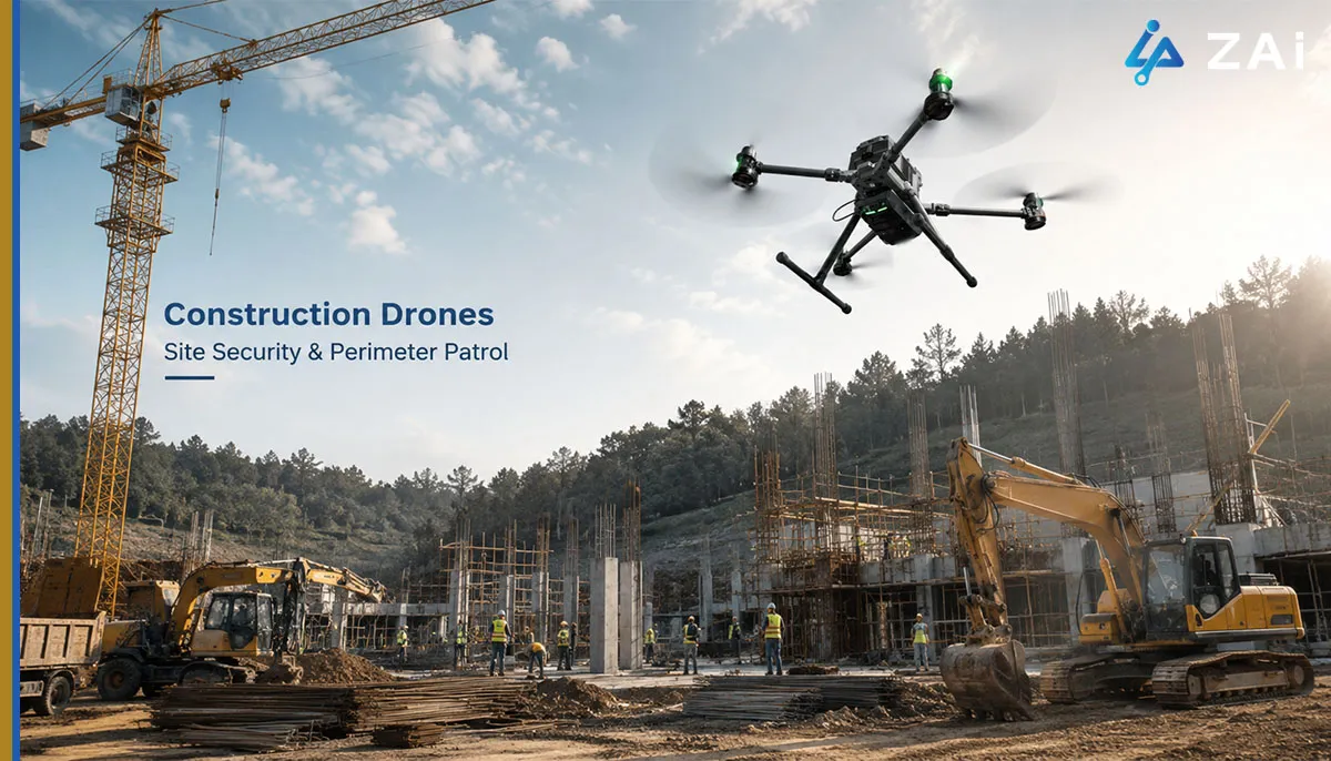 drone for site security and perimeter patrol drone for site security and perimeter patrol
