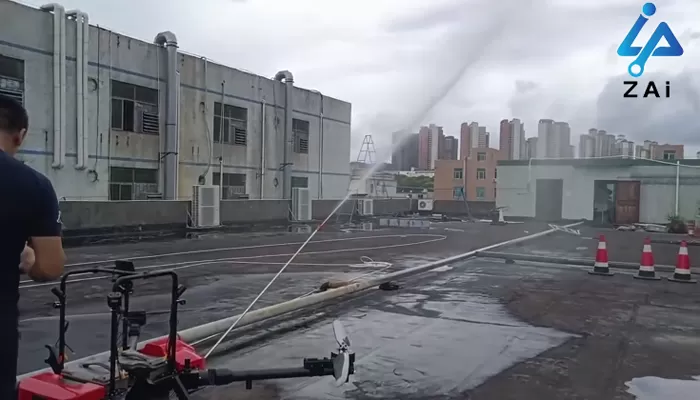 4-Axis ZAi Window Cleaning Drone 40kg Payload UAV With Avoidance Radar