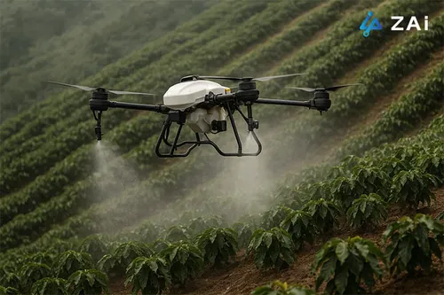 Solving the Challenge of Uneven Coverage: A ZAi-Q100 Drone Success Story in Commercial Coffee Farming