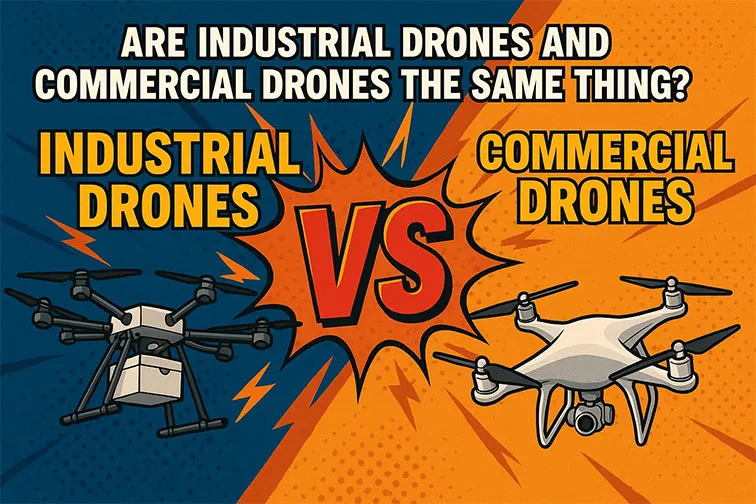 Are Industrial Drones and Commercial Drones the Same Thing