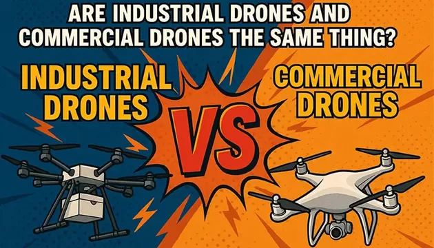 Are Industrial Drones and Commercial Drones the Same Thing?