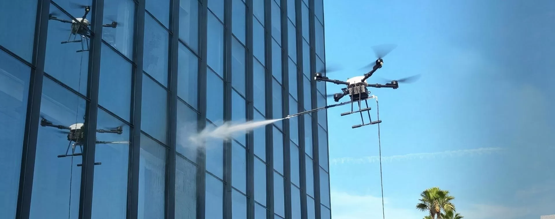 Cleaning Drones for Precision Building Maintenance