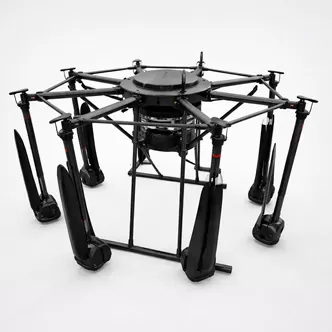 foldable heavy lift drone uav