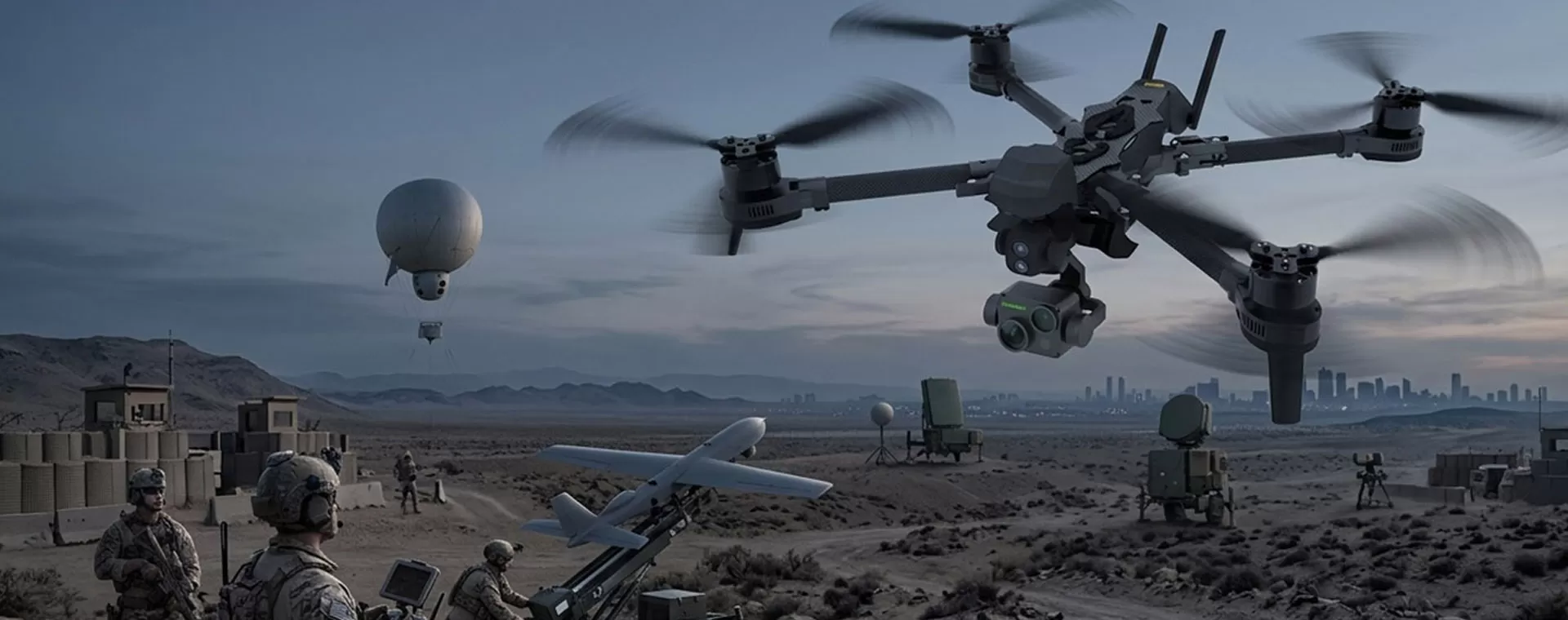 Military Drones for Precision Defense