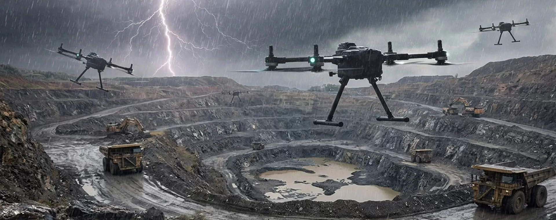 Mining Drones for Precision Mining