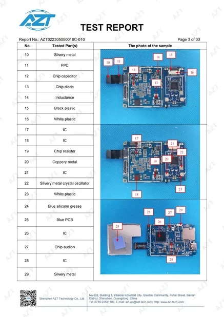 reach test report