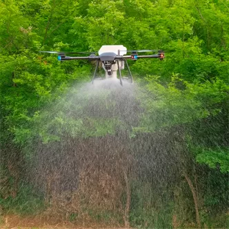 spraying drone