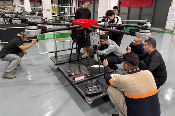 testing drone