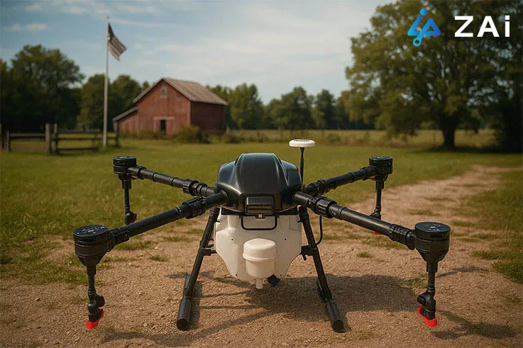 The Story Behind the ZAi-A5 5L Autonomous Spraying Drone