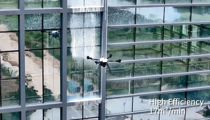 ZAi-MX15 Solar Panel High-voltage Cleaning Drone for High Building Wall Window Cleaning Solutions
